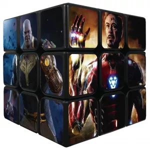 Cubo de rubik temático de Marvel, Iron man y Thanos - Comprar cubos de rubik modificados