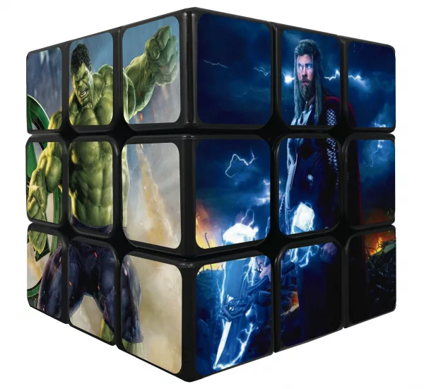 Cubo de rubik temático de Marvel, Hulk y Thor - Comprar cubos de rubik modificados